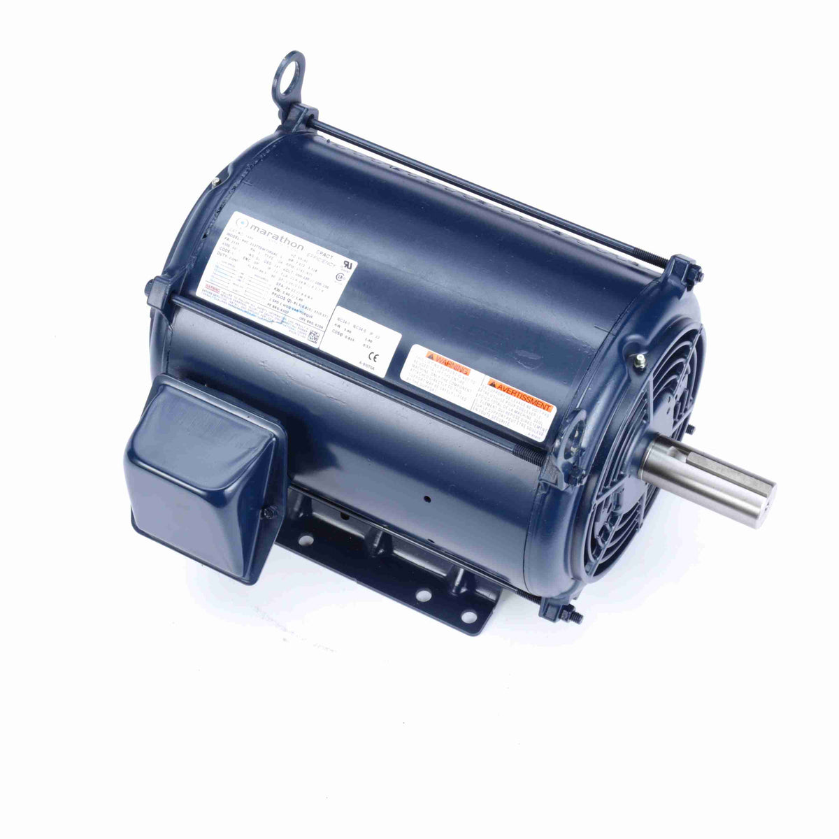 Marathon Electric Multispeed Motor, 10 & 2.50 HP, 3 Ph, 60 & 60 Hz, 460 & 460 V, 1800 & 1800 RPM, 215T Frame, DP