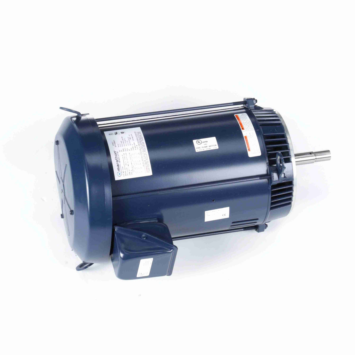 Marathon Electric Close-Coupled Pump Motor, 15 & 10 HP, 3 Ph, 60 & 50 Hz, 230/460 & 190/380 V, 1800 & 1500 RPM, 254JMV Frame, DP