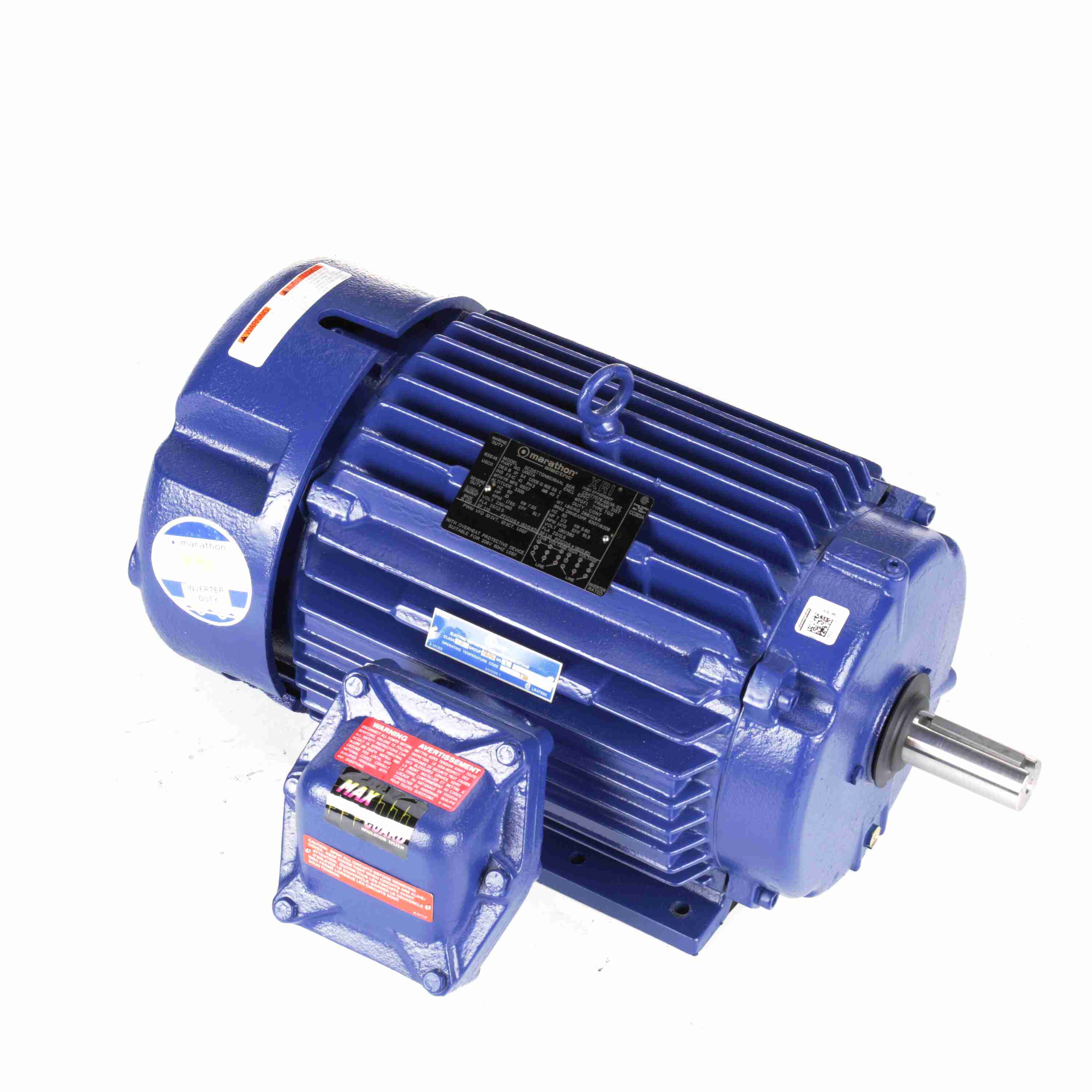 Marathon Electric Explosion Proof Motor, 7.50 & 5 HP, 3 Ph, 60 & 50 Hz, 230/460 & 190/380 V, 1800 & 1500 RPM, 213T Frame, EPFC