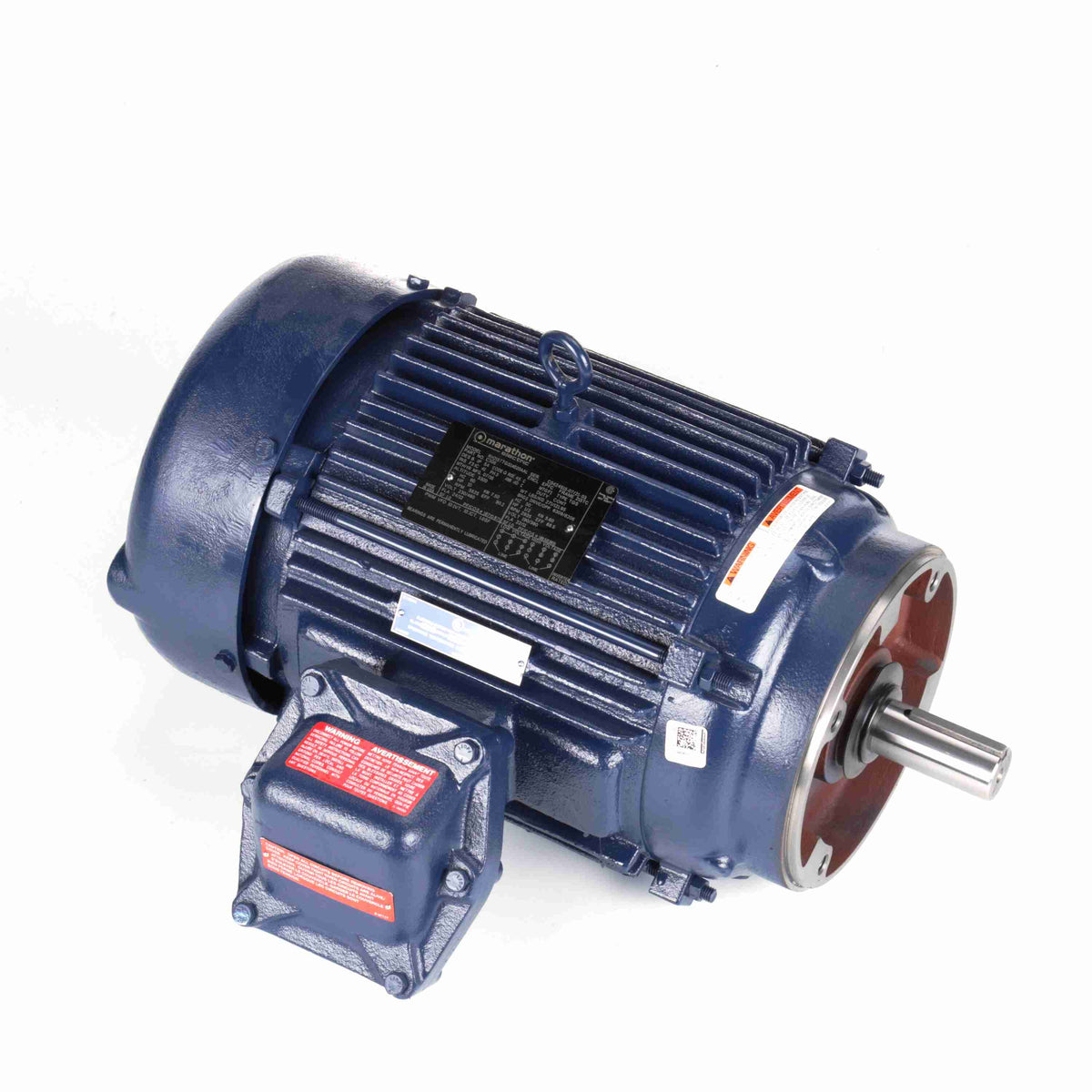 Marathon Electric Explosion Proof Motor, 7.50 & 5 HP, 3 Ph, 60 & 50 Hz, 230/460 & 190/380 V, 3600 & 3000 RPM, 213TC Frame, EPFC