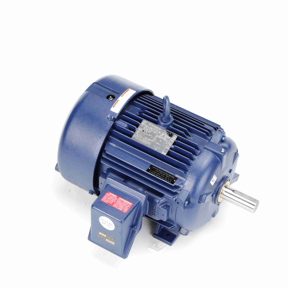 Marathon Electric Severe Duty Motor, 5 HP, 3 Ph, 60 Hz, 460 V, 900 RPM, 254T Frame, TEFC