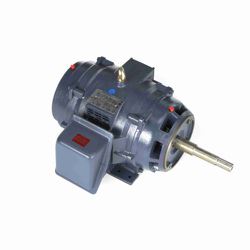 Marathon Electric Close-Coupled Pump Motor, 20 & 15 HP, 3 Ph, 60 & 50 Hz, 230/460 & 190/380 V, 3600 & 3000 RPM, 254JP Frame, DP