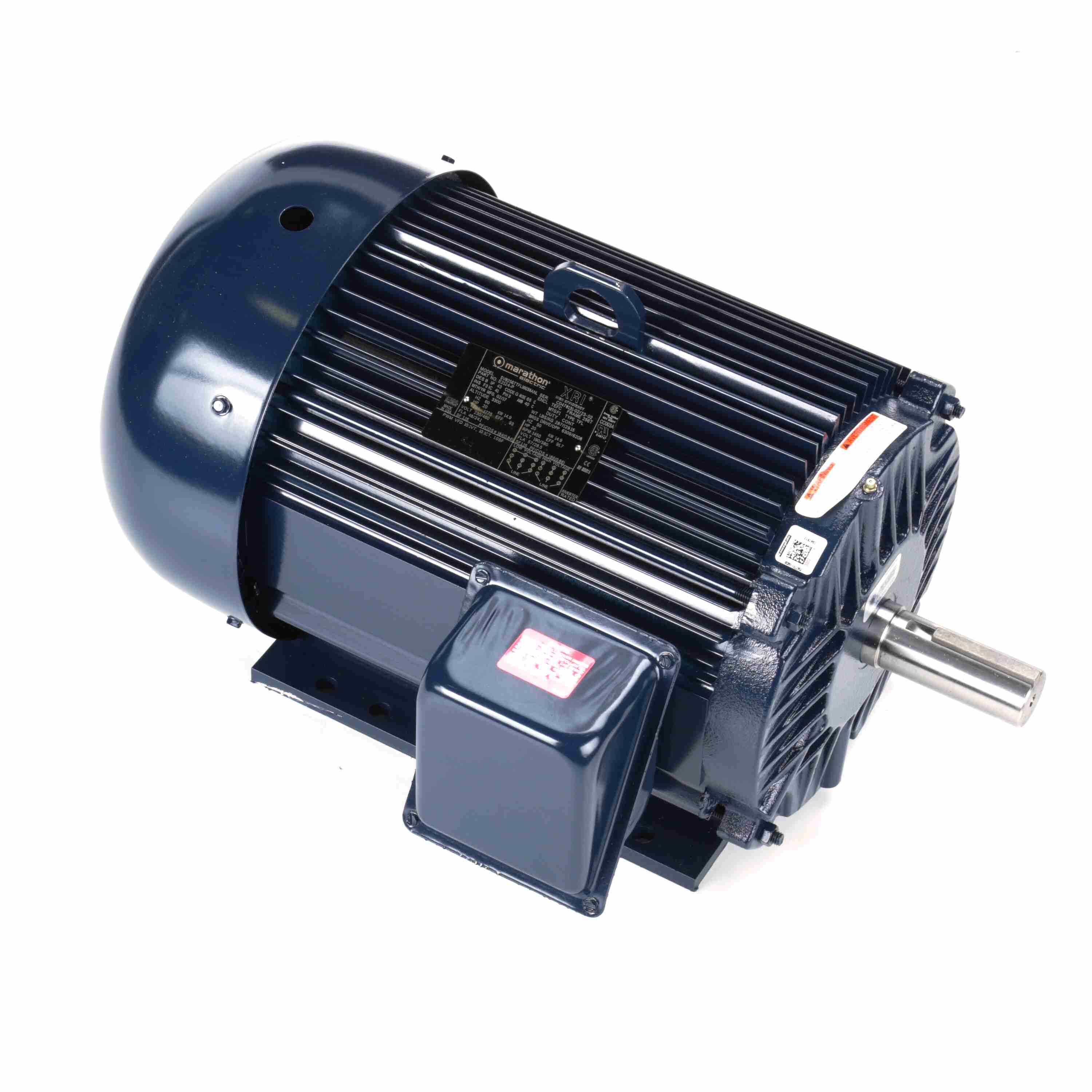 Marathon Electric General Purpose Motor, 15 & 15 HP, 3 Ph, 60 & 50 Hz, 230/460 & 190/380 V, 1800 & 1500 RPM, 254T Frame, TEFC