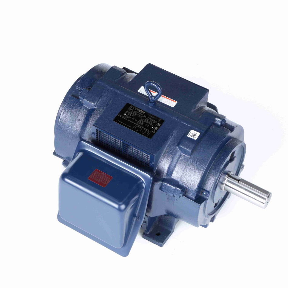 Marathon Electric Other Purpose Motor, 20 & 8.89 HP, 3 Ph, 60 Hz, 460 & 460 V, 1800 & 1800 RPM, 286T Frame, DP
