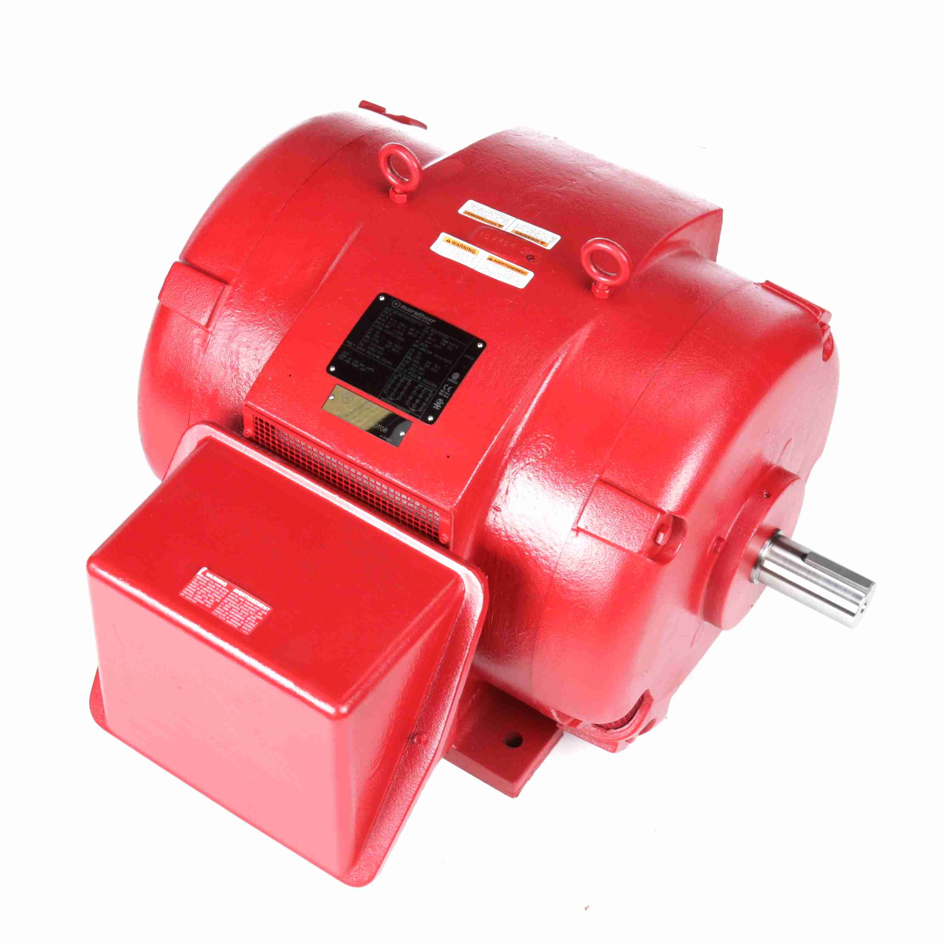 Marathon Electric Fire Pump Motor, 125 HP, 3 Ph, 60 Hz, 200/400 V, 1800 & 1800 RPM, 405TS Frame, DP