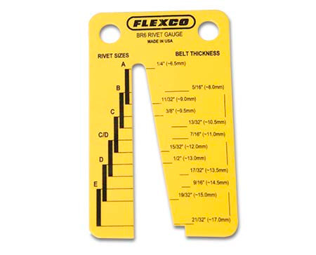 Rivet Selection Gauge