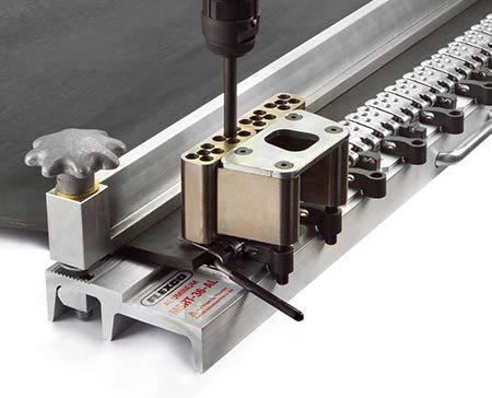 5 Rivet Pattern SR Steel Guide Blocks
