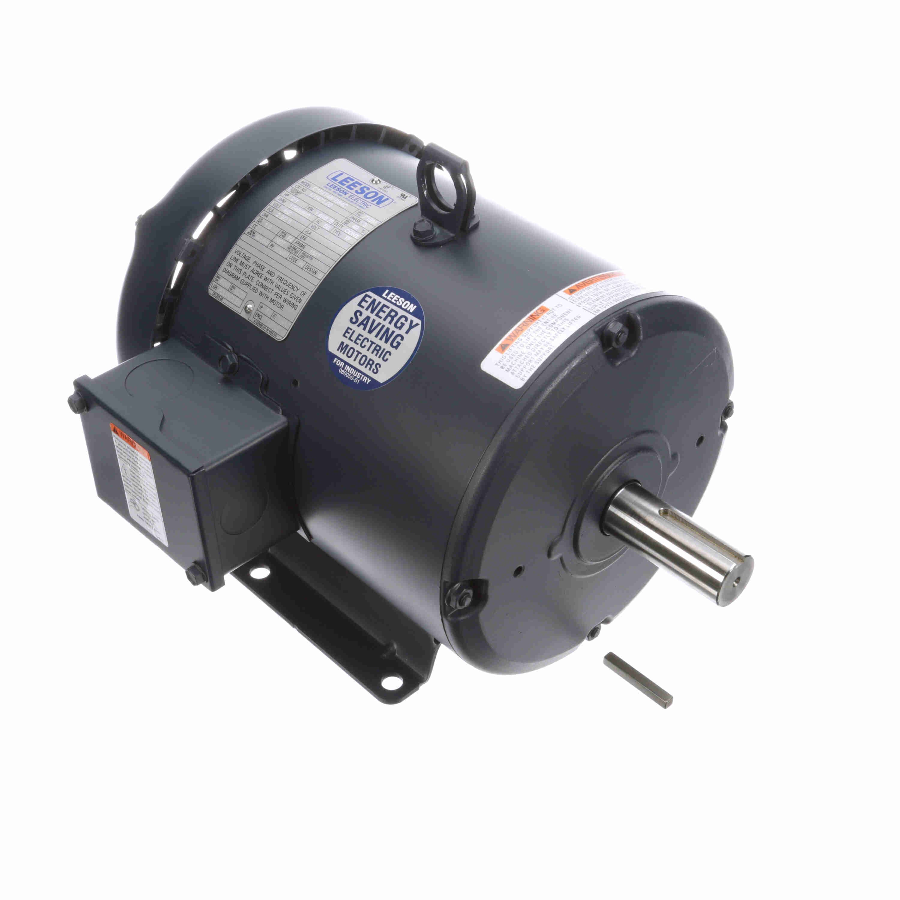 Marathon Electric Fan and Blower Motor, 2 & 1 HP, 3 Ph, 60 & 60 Hz, 460 & 460 V, 1800 & 1800 RPM, 184T Frame, TEFC