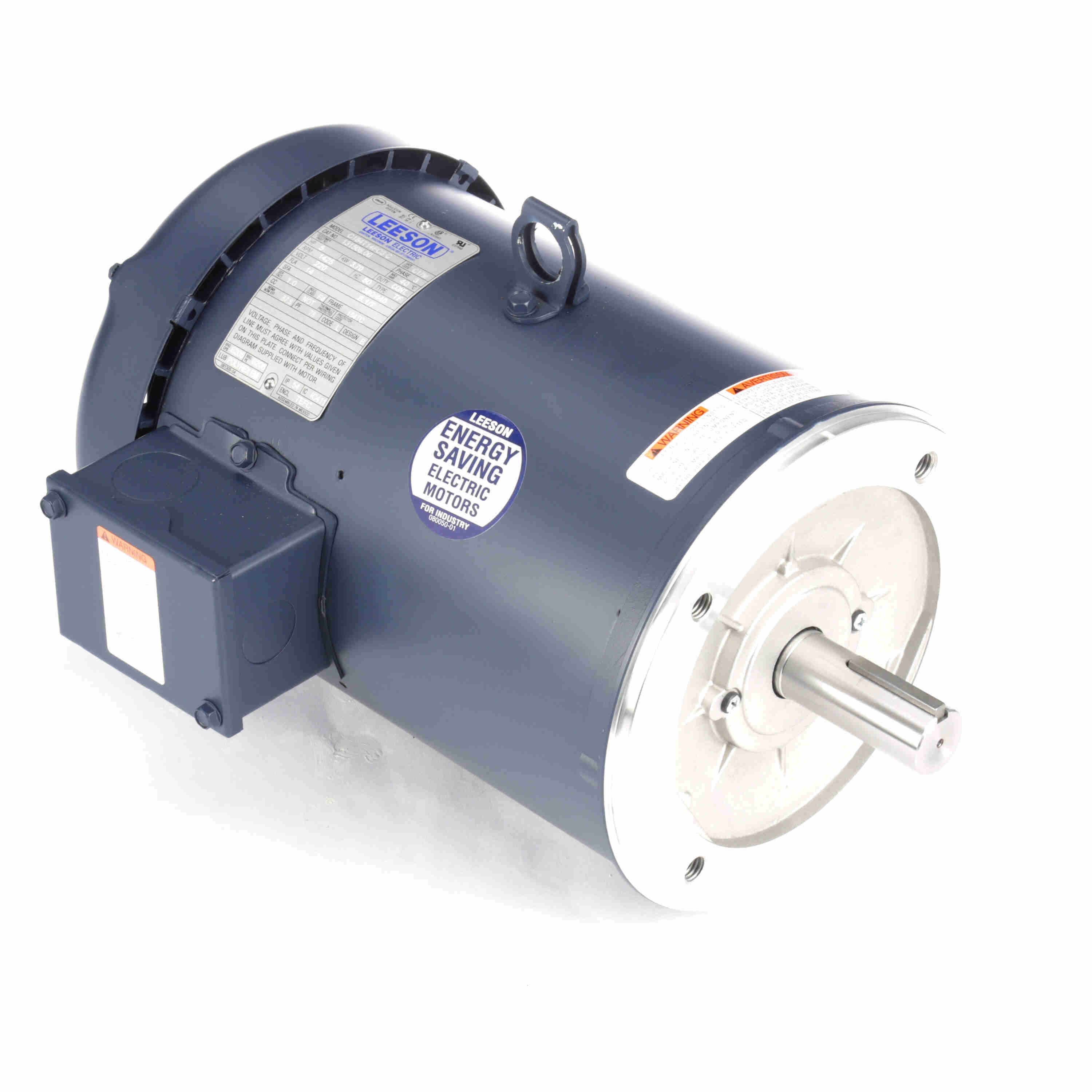 Marathon Electric 50 Hz Motor, 5 HP, 3 Ph, 50 Hz, 220/380/440 V, 1500 & 1500 RPM, 184TC Frame, TEFC