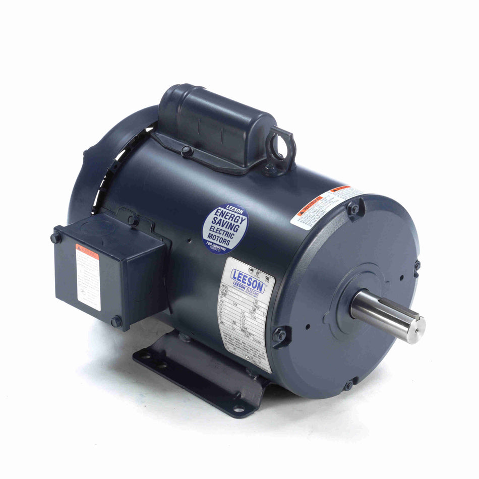 Marathon Electric General Purpose Motor, 1.50 HP, 1 Ph, 60 Hz, 115/208-230 V, 1200 & 1200 RPM, 184T Frame, TEFC