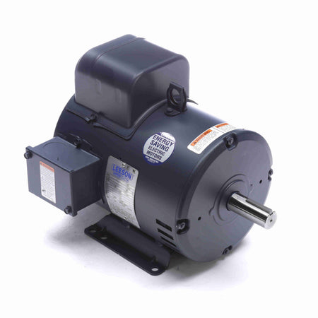 Marathon Electric 50 Hz Motor, 3 HP, 1 Ph, 50 Hz, 220 V, 1500 & 1500 RPM, 184T Frame, DP