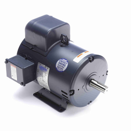 Marathon Electric 50 Hz Motor, 5 HP, 1 Ph, 50 Hz, 220 V, 1500 & 1500 RPM, 184T Frame, DP
