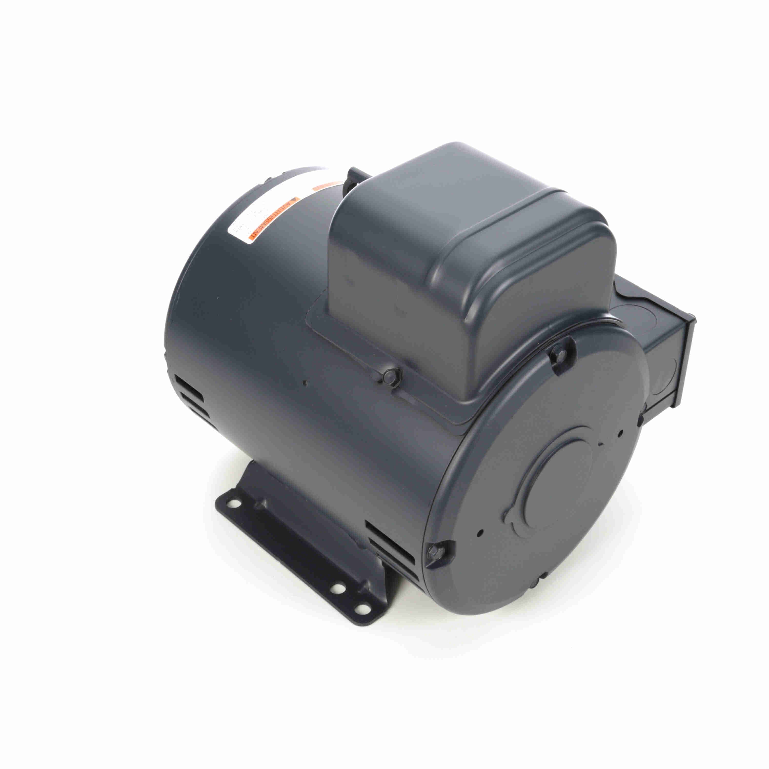 Marathon Electric General Purpose Motor, 3 HP, 1 Ph, 60 Hz, 115/230 V, 1800 & 1800 RPM, 184T Frame, DP