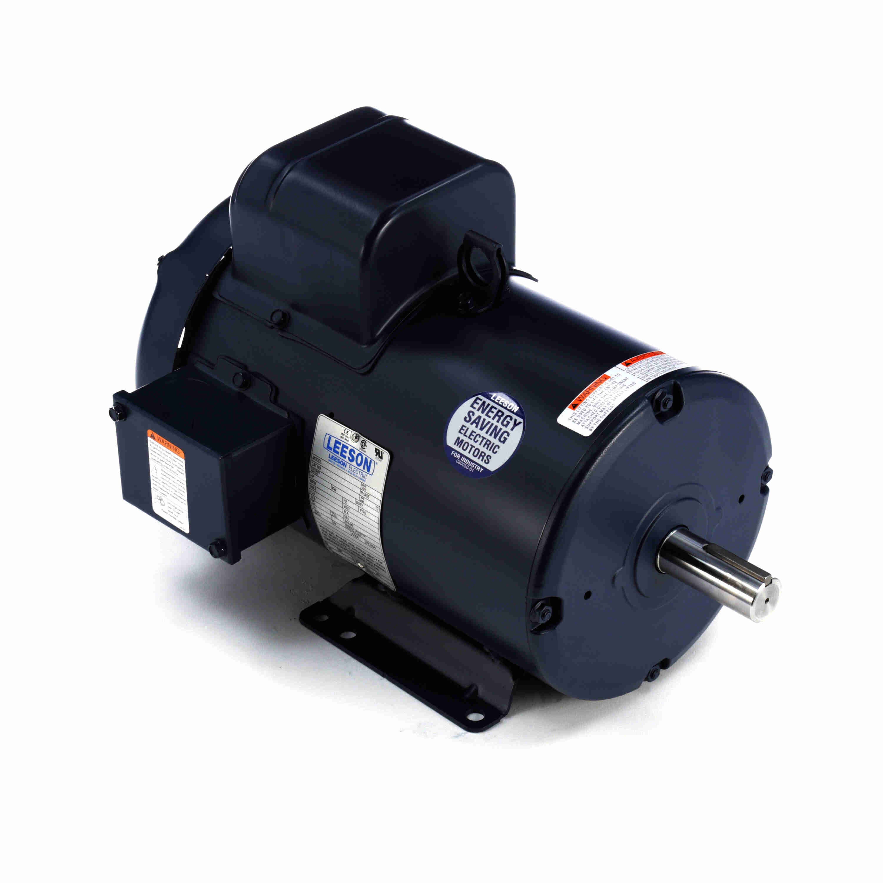 Marathon Electric 50 Hz Motor, 5 HP, 1 Ph, 50 Hz, 220 V, 1500 RPM, 184T Frame, TEFC