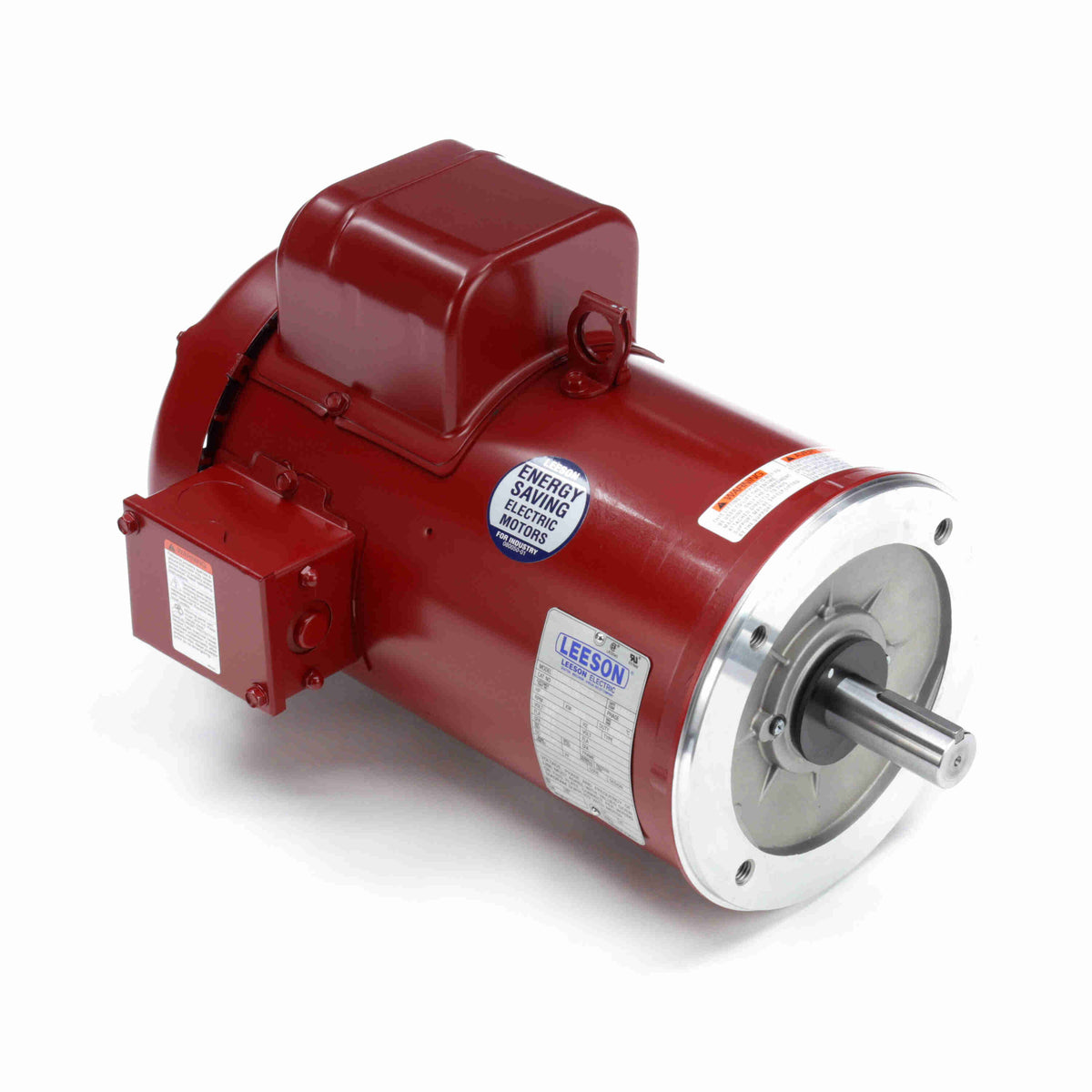 Marathon Electric Agricultural Motor, 5 HP, 1 Ph, 60 Hz, 230 V, 1800 & 1800 RPM, 184TC Frame, TEFC