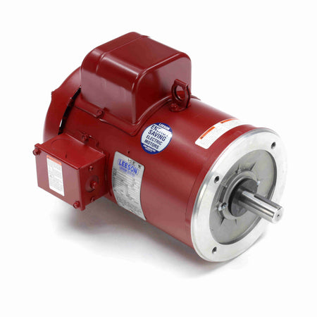 Marathon Electric Agricultural Motor, 3 HP, 1 Ph, 60 Hz, 230 V, 1800 & 1800 RPM, 184TC Frame, TEFC
