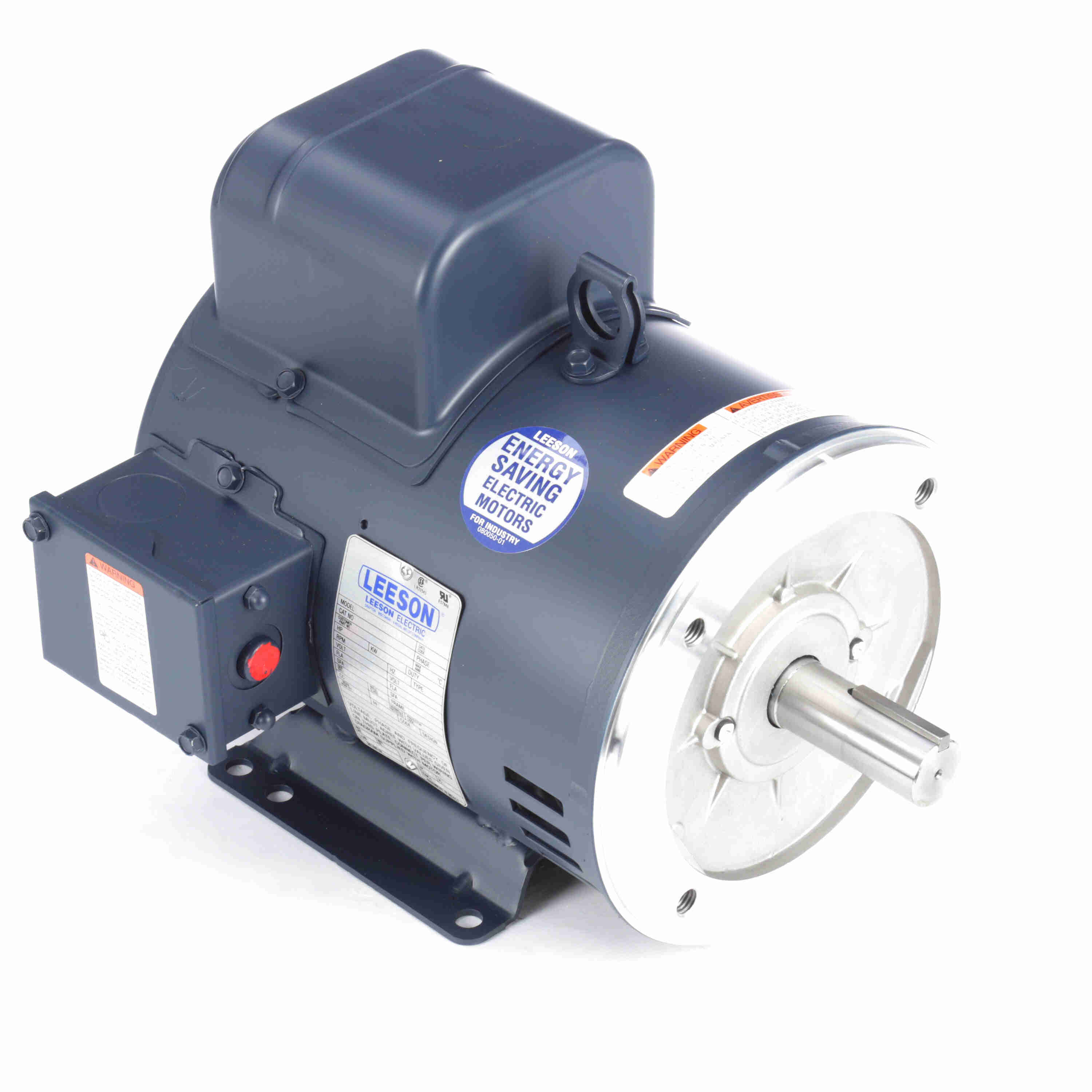 Marathon Electric General Purpose Motor, 3 HP, 1 Ph, 60 Hz, 115/230 V, 1800 & 1800 RPM, 184TC Frame, DP