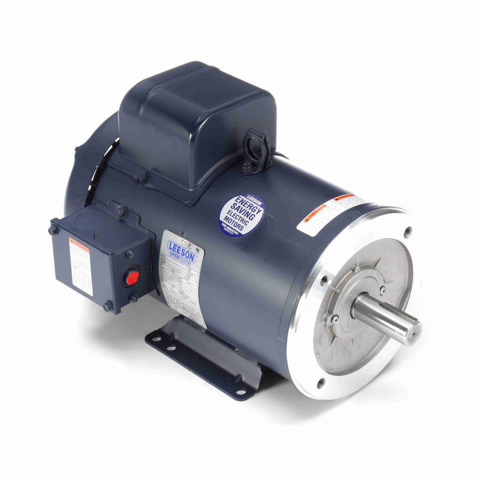 Marathon Electric General Purpose Motor, 5 HP, 1 Ph, 60 Hz, 230 V, 1800 & 1800 RPM, 184TC Frame, TEFC