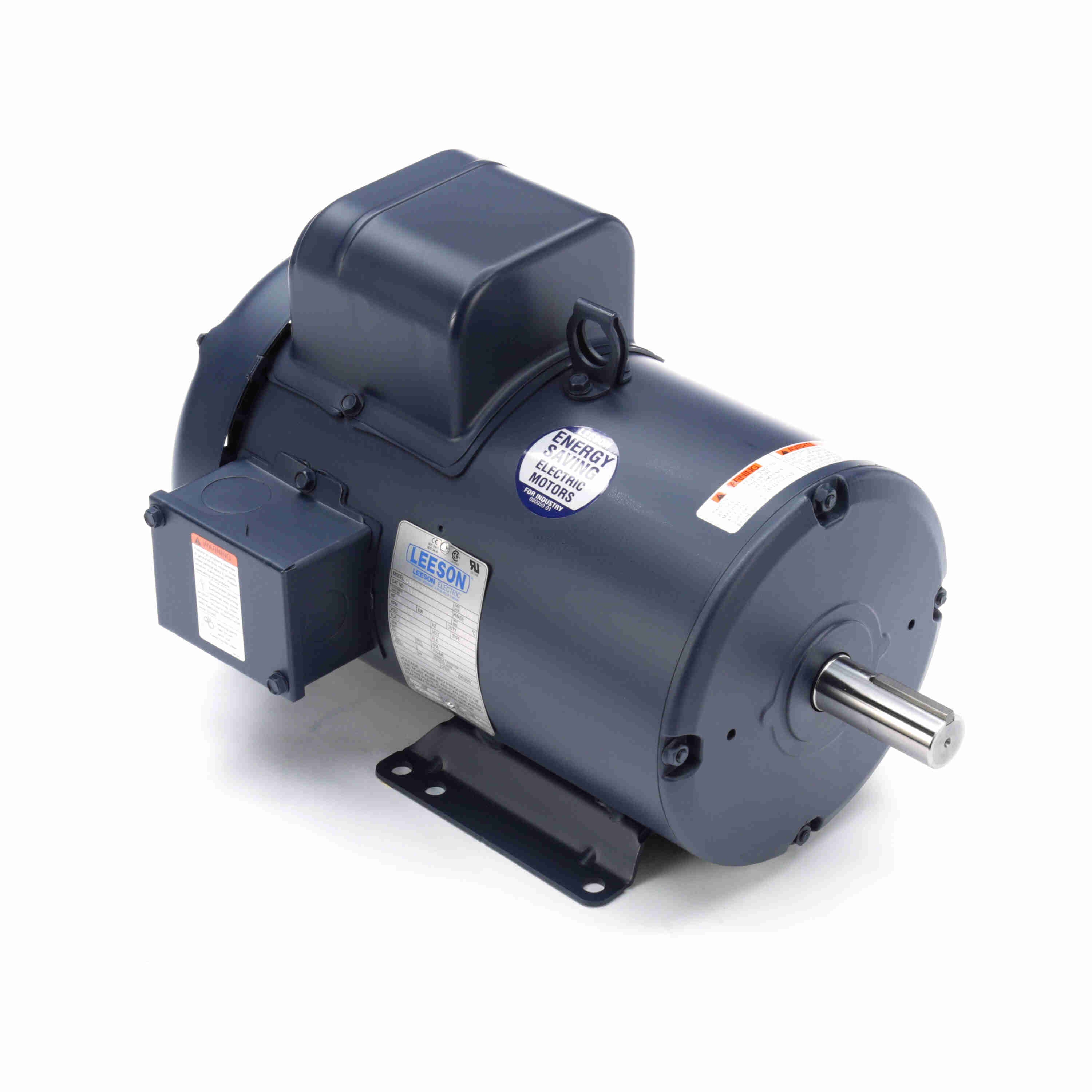 Marathon Electric 50 Hz Motor, 5 HP, 1 Ph, 50 Hz, 220 V, 3000 & 3000 RPM, 184T Frame, TEFC
