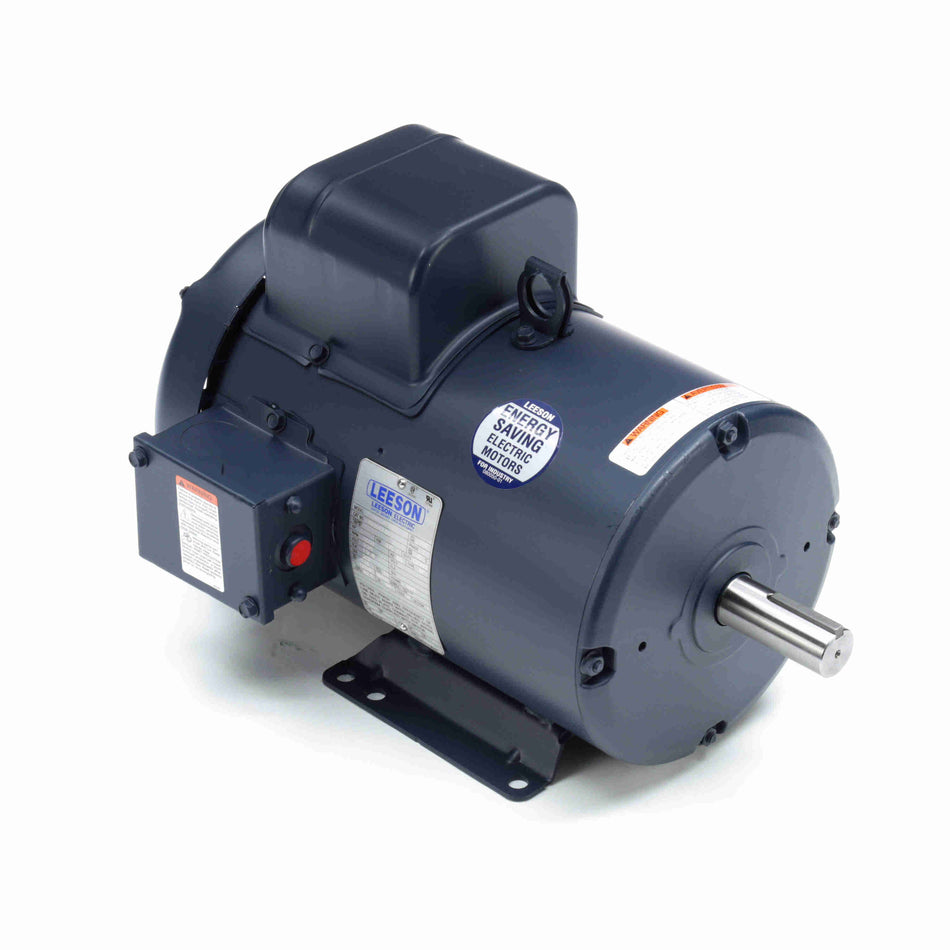 Marathon Electric General Purpose Motor, 5 HP, 1 Ph, 60 Hz, 230 V, 3600 & 3600 RPM, 184T Frame, TEFC