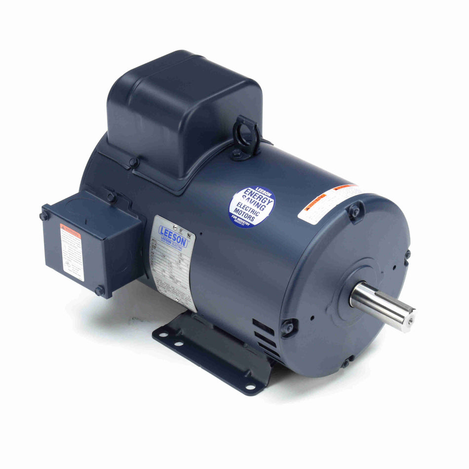 Marathon Electric Air Compressor Motor, 7.50 HP, 1 Ph, 60 Hz, 208-230 V, 3600 & 3600 RPM, 184T Frame, DP