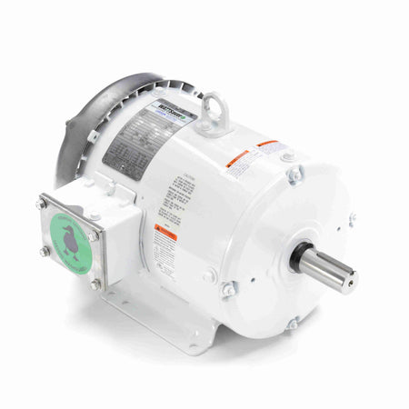 Marathon Electric General Purpose Motor, 3 HP, 3 Ph, 60 Hz, 230/460 V, 1800 & 1800 RPM, 182T Frame, TEFC