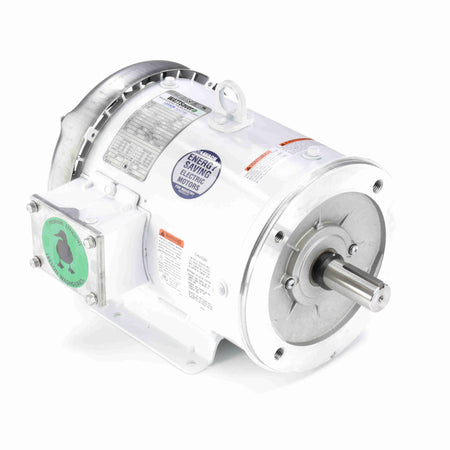 Marathon Electric General Purpose Motor, 3 HP, 3 Ph, 60 Hz, 230/460 V, 1800 & 1800 RPM, 182TC Frame, TEFC