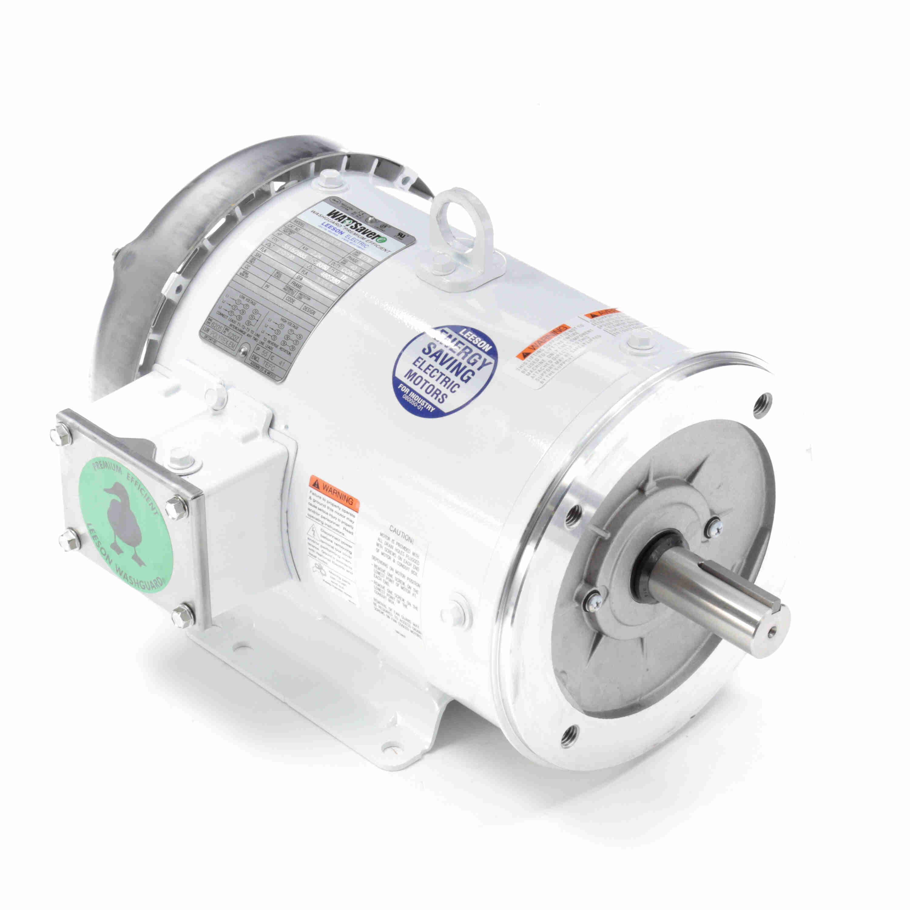 Marathon Electric General Purpose Motor, 3 & 3 HP, 3 Ph, 60 & 50 Hz, 230/460 & 190/380 V, 3600 & 3000 RPM, 182TC Frame, TEFC
