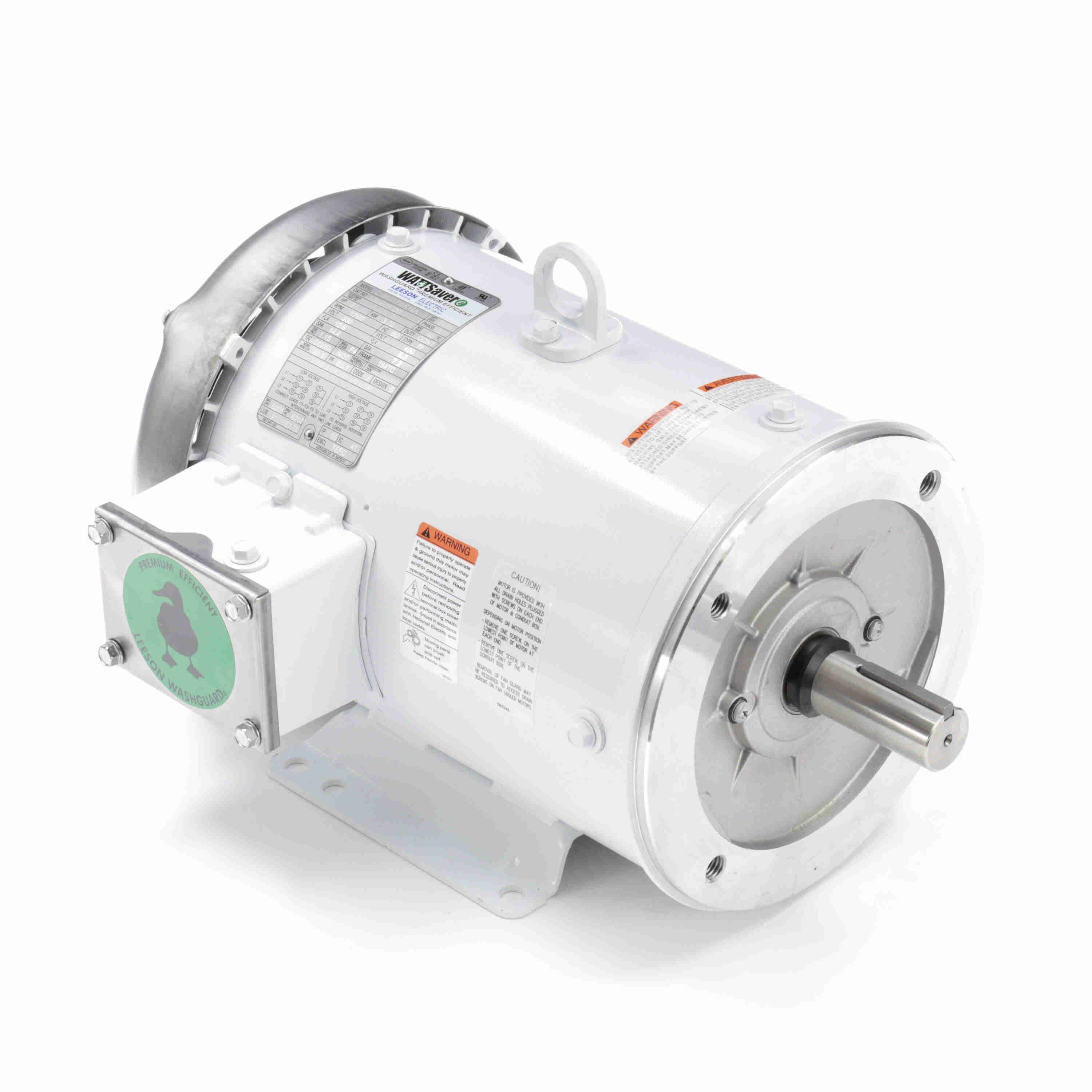 Marathon Electric General Purpose Motor, 5 HP, 3 Ph, 60 Hz, 230/460 V, 1800 & 1800 RPM, 184TC Frame, TEFC