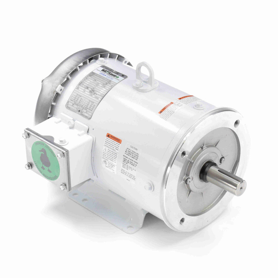 Marathon Electric General Purpose Motor, 5 HP, 3 Ph, 60 Hz, 230/460 V, 1800 & 1800 RPM, 184TC Frame, TEFC