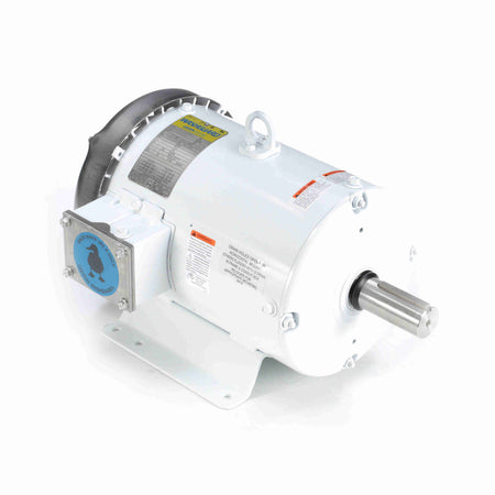 Marathon Electric General Purpose Motor, 7.50 & 5 HP, 3 Ph, 60 & 50 Hz, 230/460 & 190/380 V, 3600 & 3000 RPM, 184T Frame, TEFC