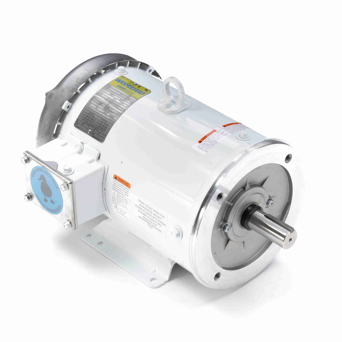 Marathon Electric General Purpose Motor, 7.50 & 5 HP, 3 Ph, 60 & 50 Hz, 230/460 & 190/380 V, 3600 & 3000 RPM, 184TC Frame, TEFC