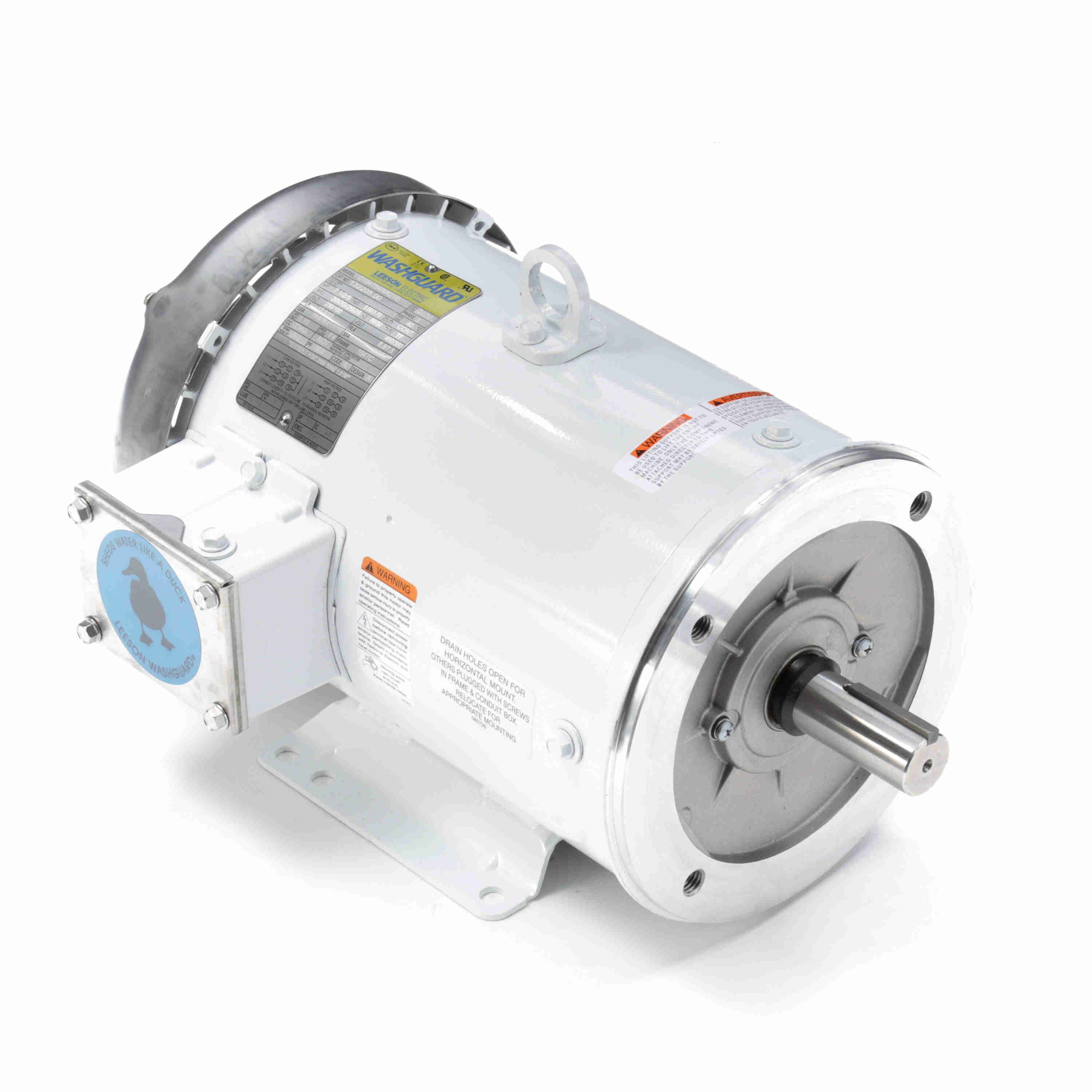 Marathon Electric General Purpose Motor, 7.50 & 5 HP, 3 Ph, 60 & 50 Hz, 230/460 & 190/380 V, 3600 & 3000 RPM, 184TC Frame, TEFC