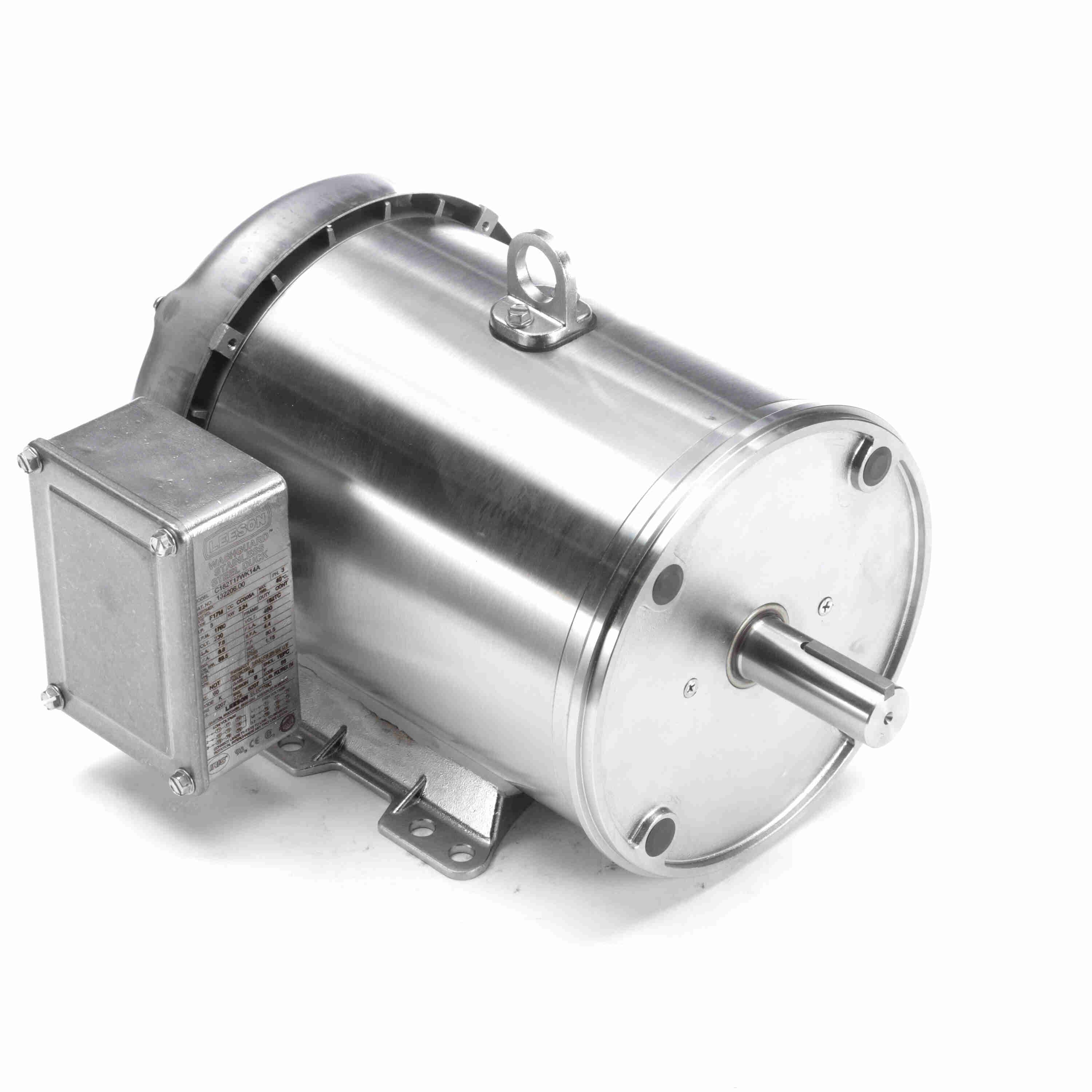 Marathon Electric General Purpose Motor, 3 HP, 3 Ph, 60 Hz, 230/460 V, 1800 & 1800 RPM, 182TC Frame, TEFC