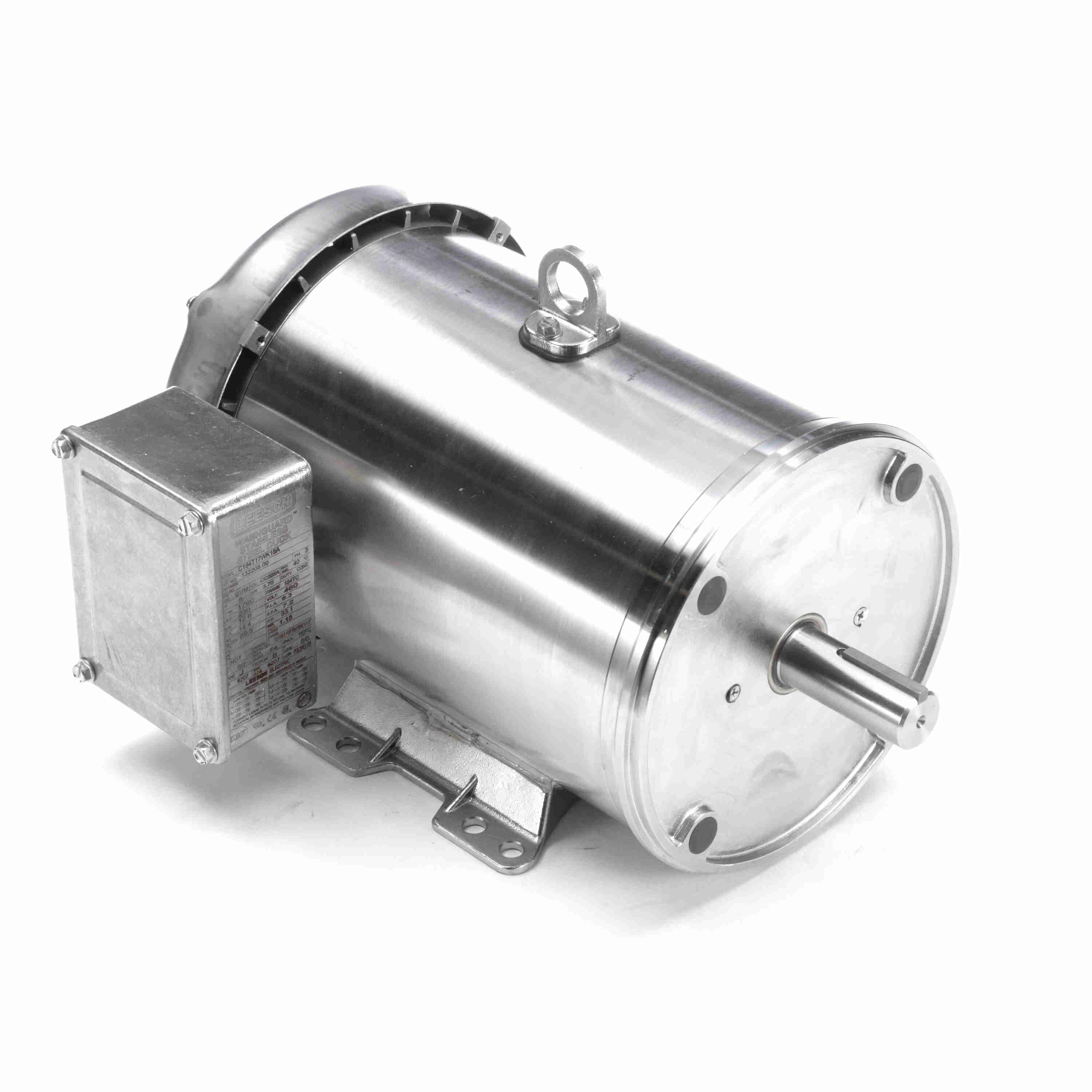 Marathon Electric General Purpose Motor, 5 HP, 3 Ph, 60 Hz, 230/460 V, 1800 & 1800 RPM, 184TC Frame, TEFC
