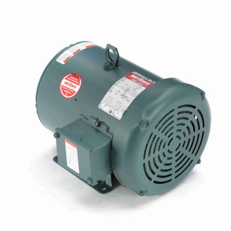 Marathon Electric General Purpose Motor, 5 HP, 3 Ph, 60 Hz, 230/460 V, 1800 & 1800 RPM, 184T Frame, TEFC