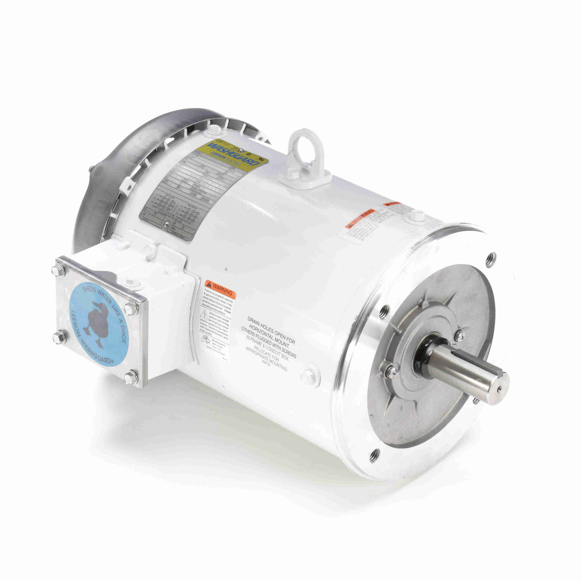 Marathon Electric General Purpose Motor, 5 & 3 HP, 3 Ph, 60 & 50 Hz, 230/460 & 190/380 V, 1800 & 1500 RPM, 184TC Frame, TEFC