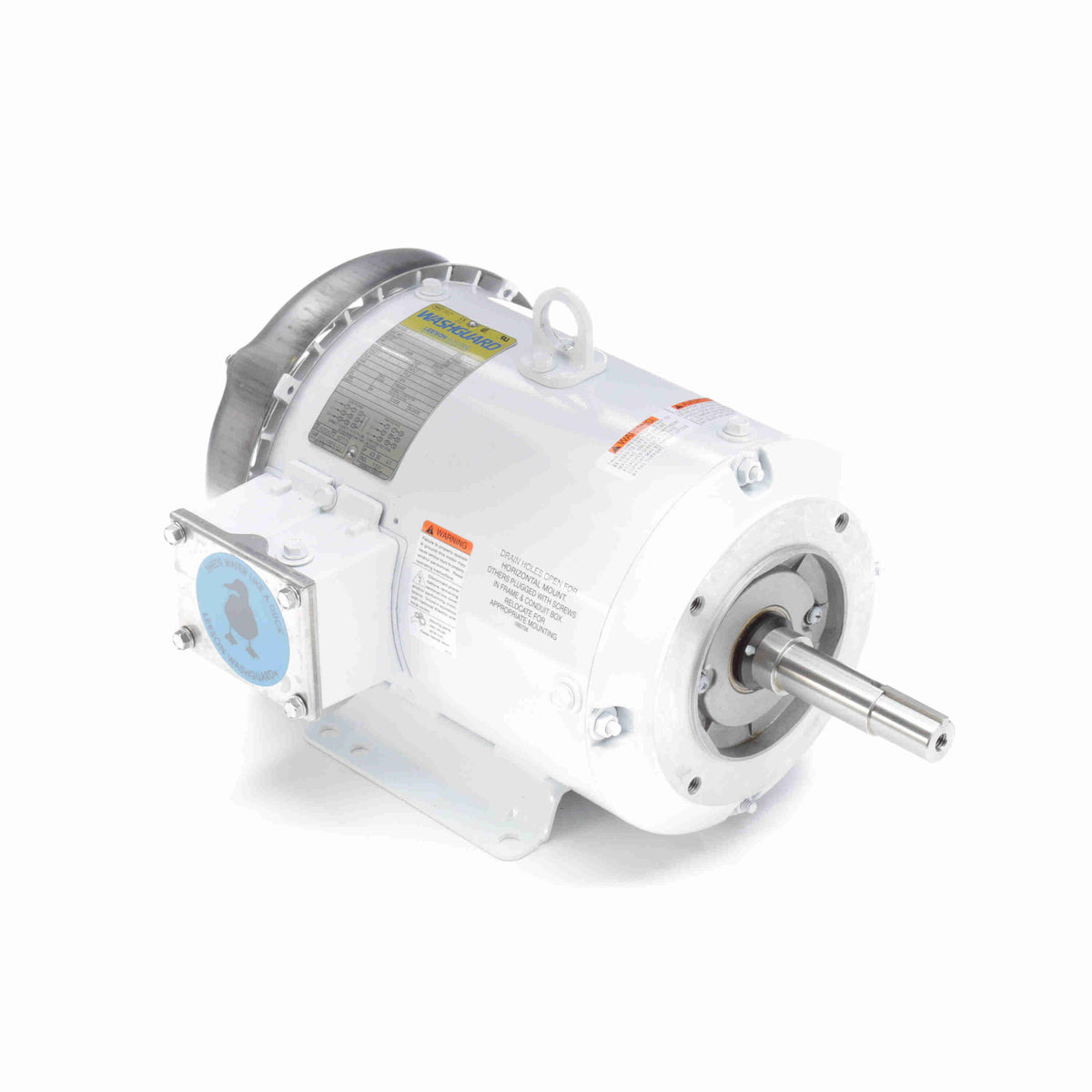 Marathon Electric Washdown Pump Motor, 5 & 3 HP, 3 Ph, 60 & 50 Hz, 230/460 & 190/380 V, 3600 & 3000 RPM, 184JM Frame, TEFC
