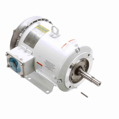 Marathon Electric Washdown Pump Motor, 5 & 3 HP, 3 Ph, 60 & 50 Hz, 230/460 & 190/380 V, 1800 & 1500 RPM, 184JM Frame, TEFC