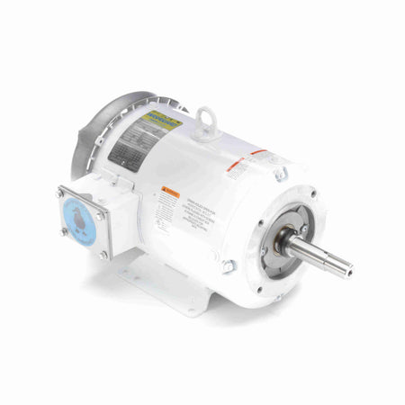 Marathon Electric Washdown Pump Motor, 7.50 & 5 HP, 3 Ph, 60 & 50 Hz, 230/460 & 190/380 V, 3600 & 3000 RPM, 184JM Frame, TEFC