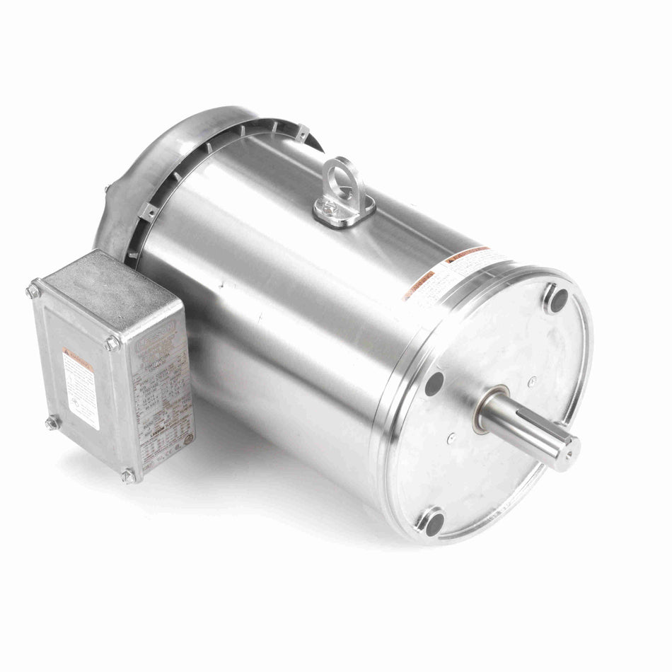 Marathon Electric General Purpose Motor, 5 & 3 HP, 3 Ph, 60 & 50 Hz, 230/460 & 190/380 V, 1800 & 1500 RPM, 184TC Frame, TEFC