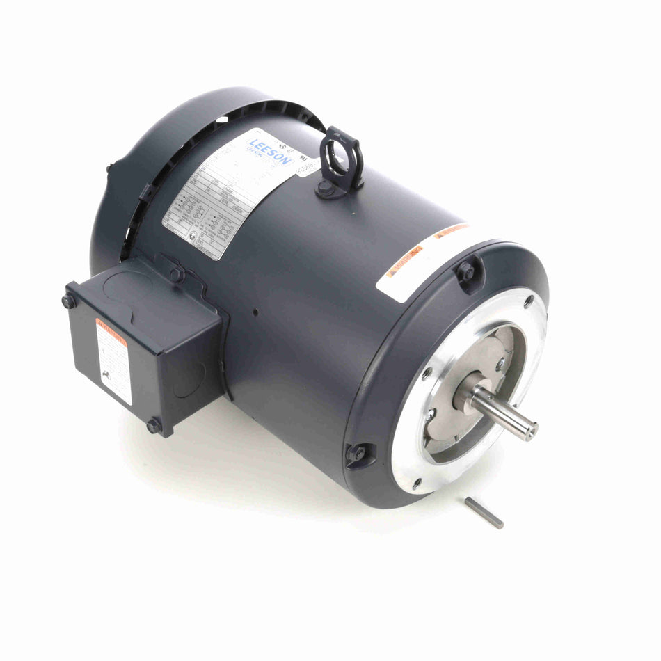 Marathon Electric General Purpose Motor, 1.50 & 1 HP, 3 Ph, 60 & 50 Hz, 230/460 & 190/380 V, 1200 & 1000 RPM, 56C Frame, TEFC