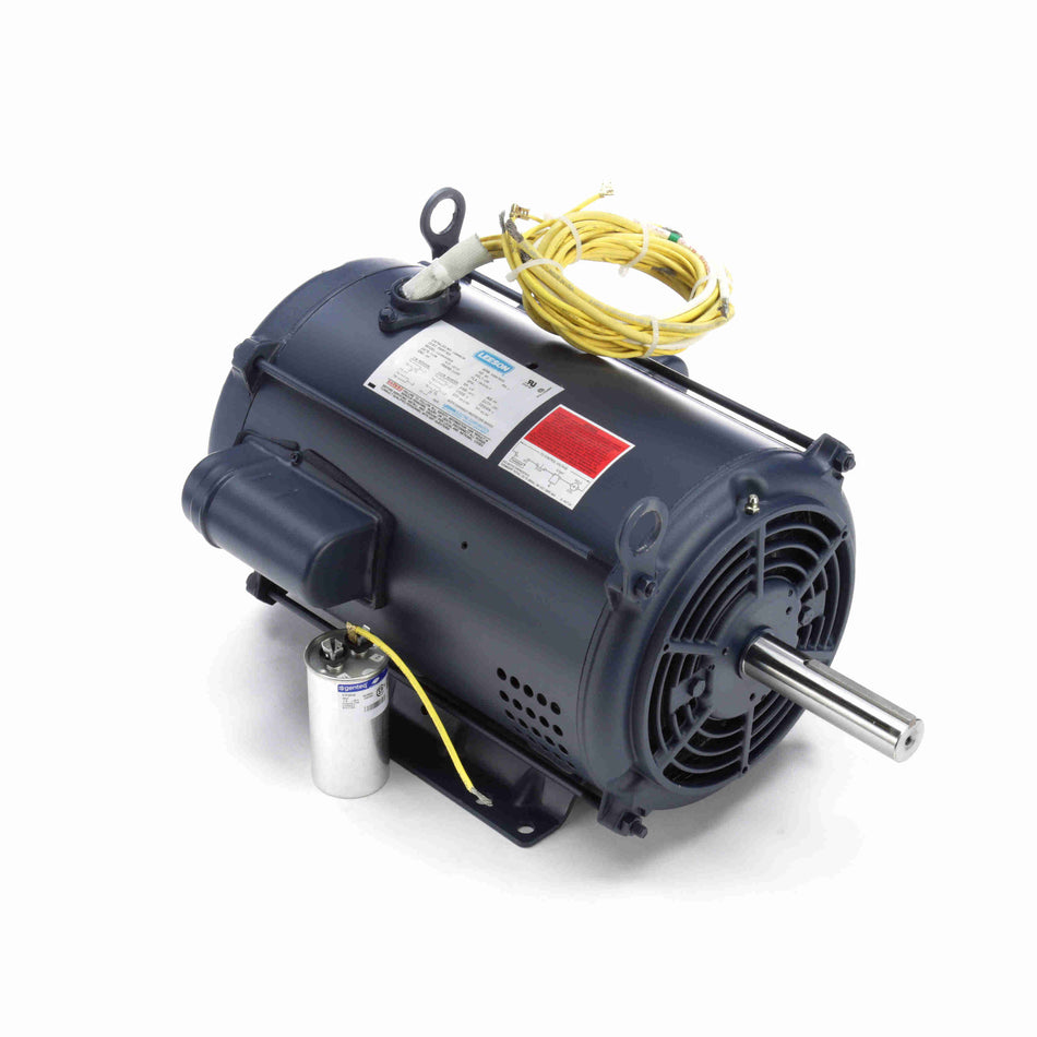 Marathon Electric Crop Dryer Motor, 10 & 15 HP, 1 Ph, 60 & 60 Hz, 230 & 230 V, 3600 & 3600 RPM, 215TZ Frame, DP