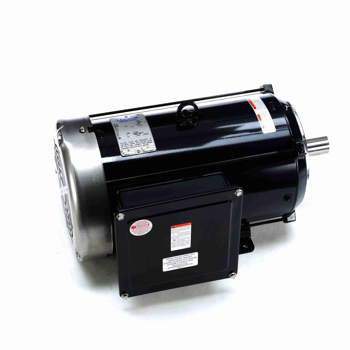 Marathon Electric Agricultural Motor, 10 HP, 1 Ph, 60 Hz, 230 V, 1800 & 1800 RPM, 215TC Frame, TEFC