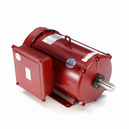 Marathon Electric Agricultural Motor, 7.50 HP, 1 Ph, 60 Hz, 230 V, 1800 & 1800 RPM, 215T Frame, TEFC