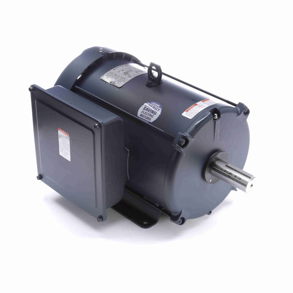 Marathon Electric General Purpose Motor, 2 HP, 1 Ph, 60 Hz, 115/208-230 V, 1200 & 1200 RPM, 215T Frame, TEFC