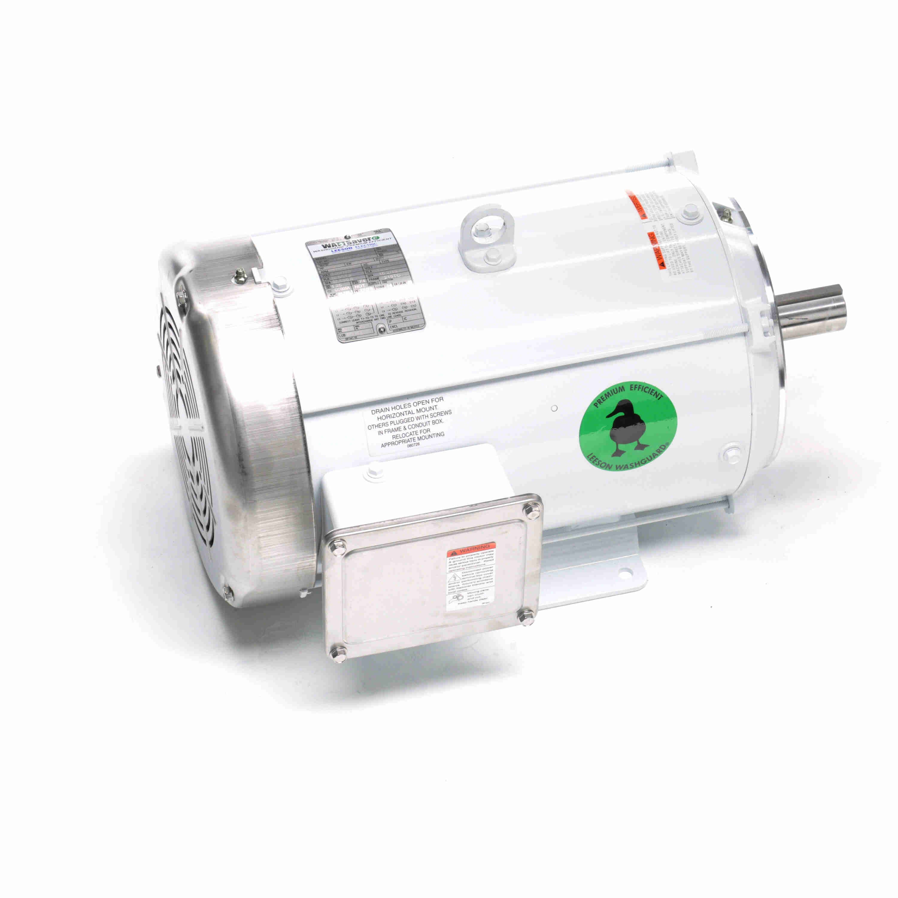 Marathon Electric General Purpose Motor, 10 & 10 HP, 3 Ph, 60 & 50 Hz, 230/460 & 190/380 V, 1800 & 1500 RPM, 215TC Frame, TEFC