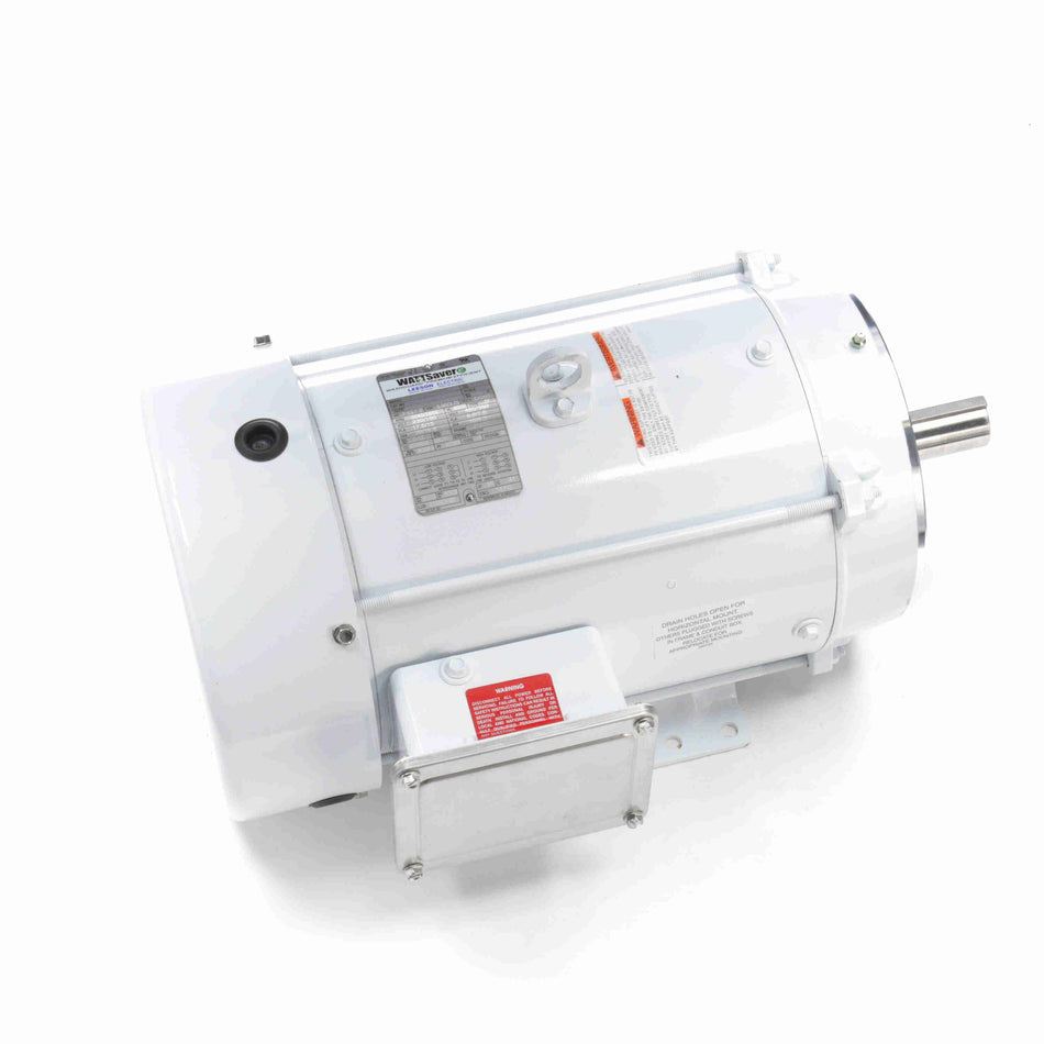 Marathon Electric General Purpose Motor, 7.50 & 5 HP, 3 Ph, 60 & 50 Hz, 230/460 & 190/380 V, 3600 & 3000 RPM, 213TC Frame, TEFC
