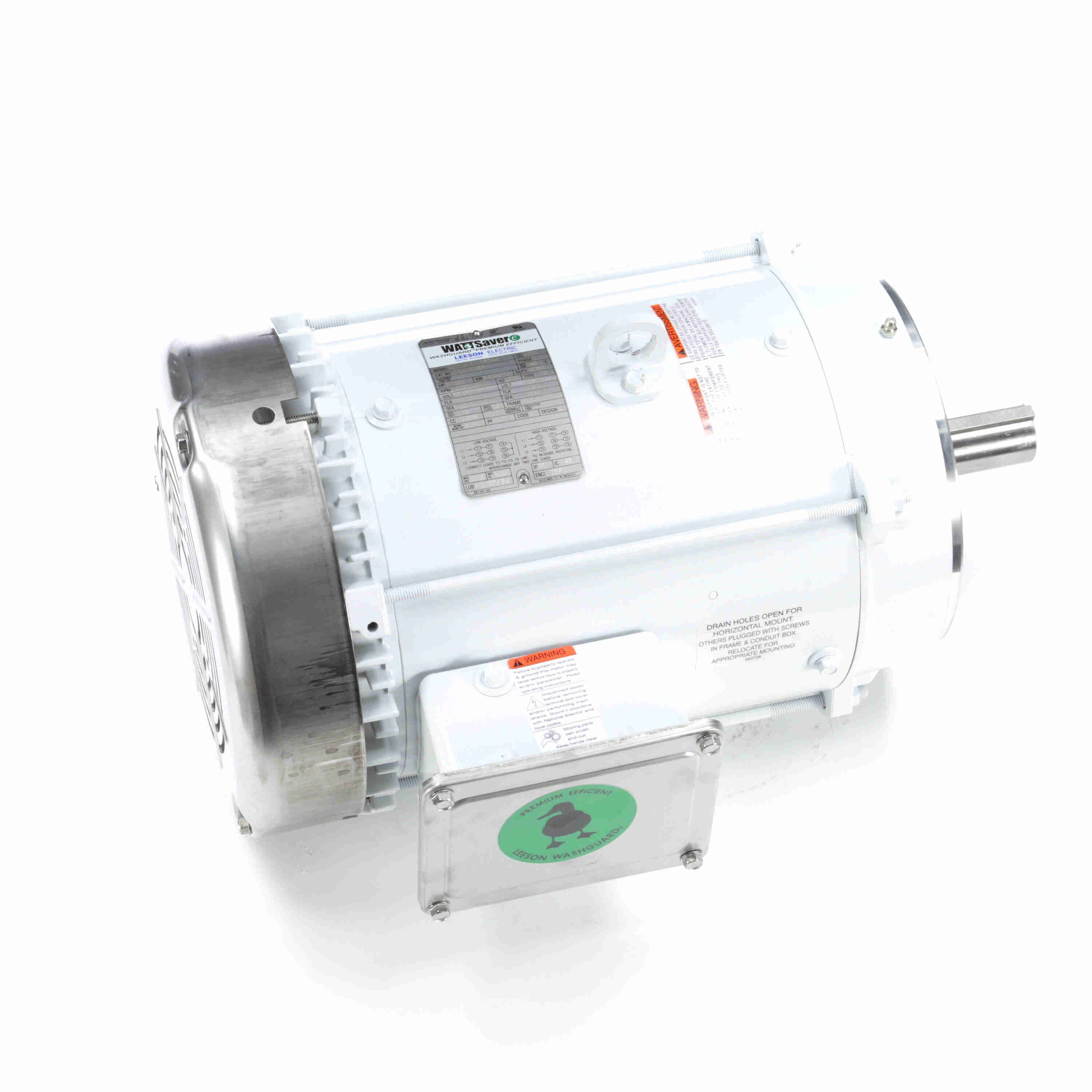 Marathon Electric General Purpose Motor, 7.50 & 5 HP, 3 Ph, 60 & 50 Hz, 230/460 & 190/380 V, 1800 & 1500 RPM, 213TC Frame, TEFC