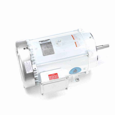 Marathon Electric Washdown Pump Motor, 10 HP, 3 Ph, 60 Hz, 230/460 V, 3600 & 3600 RPM, 215JM Frame, TEFC